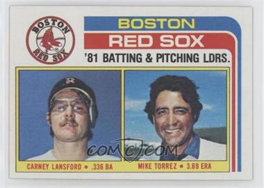 1982 Topps - [Base] #786 - Team Checklist - Carney Lansford, Mike Torrez