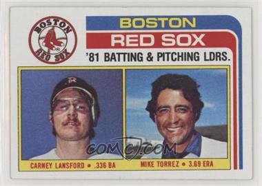 1982 Topps - [Base] #786 - Team Checklist - Carney Lansford, Mike Torrez