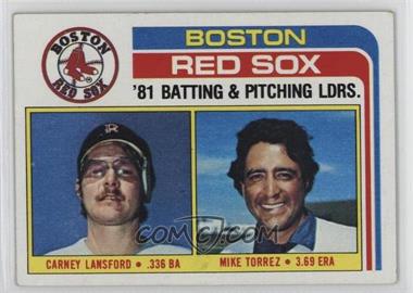 1982 Topps - [Base] #786 - Team Checklist - Carney Lansford, Mike Torrez