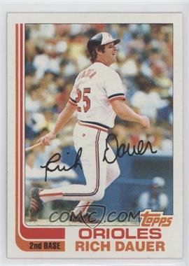 1982 Topps - [Base] #8 - Rich Dauer