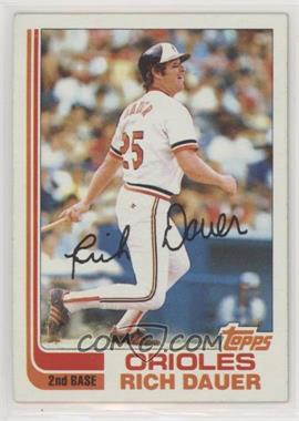 1982 Topps - [Base] #8 - Rich Dauer