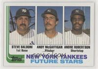 Future Stars - Steve Balboni, Andy McGaffigan, Andre Robertson