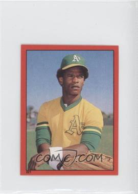 1982 Topps Album Stickers - [Base] #221 - Rickey Henderson