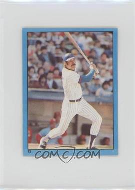 1982 Topps Album Stickers - [Base] #72 - Dave Kingman