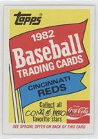 1982 Topps Special Offer