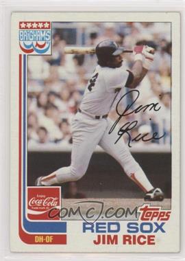 1982 Topps Coca-Cola/Brighams's Boston Red Sox - [Base] #17 - Jim Rice