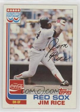 1982 Topps Coca-Cola/Brighams's Boston Red Sox - [Base] #17 - Jim Rice