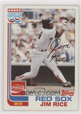 1982 Topps Coca-Cola/Brighams's Boston Red Sox - [Base] #17 - Jim Rice