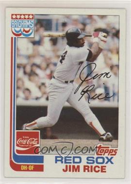 1982 Topps Coca-Cola/Brighams's Boston Red Sox - [Base] #17 - Jim Rice