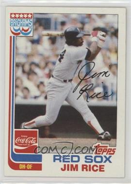 1982 Topps Coca-Cola/Brighams's Boston Red Sox - [Base] #17 - Jim Rice