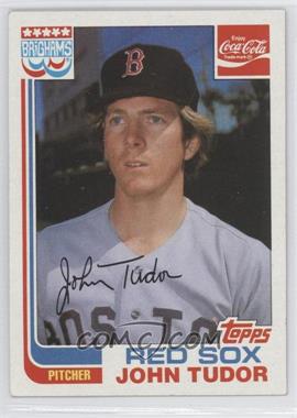 1982 Topps Coca-Cola/Brighams's Boston Red Sox - [Base] #21 - John Tudor