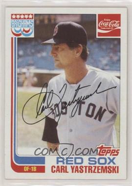 1982 Topps Coca-Cola/Brighams's Boston Red Sox - [Base] #22 - Carl Yastrzemski