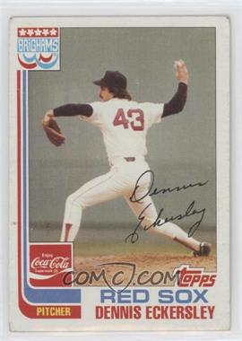 1982 Topps Coca-Cola/Brighams's Boston Red Sox - [Base] #5 - Dennis Eckersley [EX to NM]