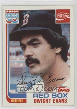 1982 Topps Coca-Cola/Brighams's Boston Red Sox - [Base] #6 - Dwight Evans