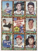 Ernie Banks, Warren Spahn, Ralph Kiner, Willie Mays, Duke Snider, Hank Aaron, R…