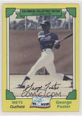 1982 Topps Drake's Big Hitters - Food Issue [Base] #13 - George Foster [Good to VG‑EX]