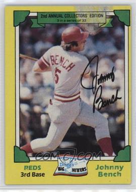 1982 Topps Drake's Big Hitters - Food Issue [Base] #3 - Johnny Bench [EX to NM]