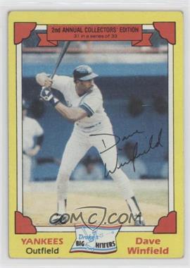 1982 Topps Drake's Big Hitters - Food Issue [Base] #31 - Dave Winfield