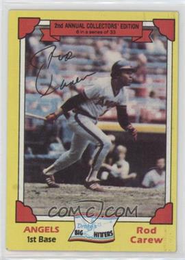 1982 Topps Drake's Big Hitters - Food Issue [Base] #6 - Rod Carew [EX to NM]