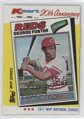 1982 Topps Kmart MVP Series - Box Set [Base] - Factory Misprints #29 - George Foster (Thurman Munson Back) [EX to NM]