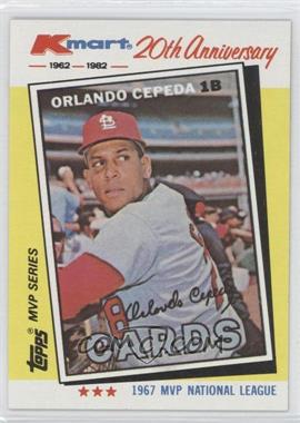 1982 Topps Kmart MVP Series - Box Set [Base] #12 - Orlando Cepeda