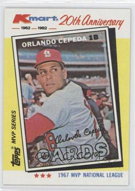 1982 Topps Kmart MVP Series - Box Set [Base] #12 - Orlando Cepeda