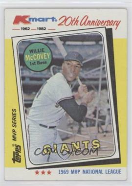 1982 Topps Kmart MVP Series - Box Set [Base] #16 - Willie McCovey [EX to NM]