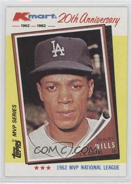 1982 Topps Kmart MVP Series - Box Set [Base] #2 - Maury Wills