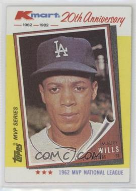 1982 Topps Kmart MVP Series - Box Set [Base] #2 - Maury Wills