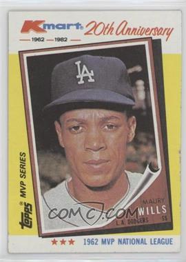 1982 Topps Kmart MVP Series - Box Set [Base] #2 - Maury Wills