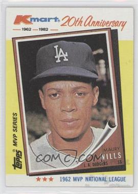 1982 Topps Kmart MVP Series - Box Set [Base] #2 - Maury Wills