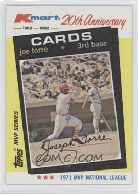 1982 Topps Kmart MVP Series - Box Set [Base] #20 - Joe Torre