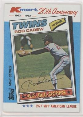 1982 Topps Kmart MVP Series - Box Set [Base] #31 - Rod Carew