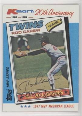 1982 Topps Kmart MVP Series - Box Set [Base] #31 - Rod Carew