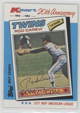 1982 Topps Kmart MVP Series - Box Set [Base] #31 - Rod Carew