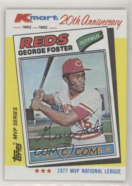 1982 Topps Kmart MVP Series - Box Set [Base] #32 - George Foster