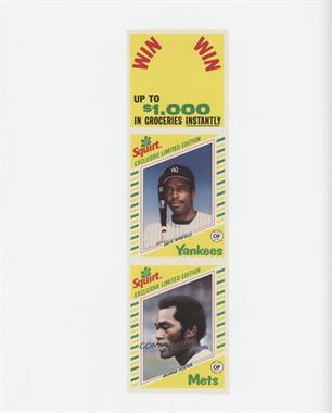 1982 Topps Squirt - [Base] - With Tab #7/18 - Dave Winfield, George Foster [Noted]