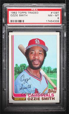 1982 Topps Traded - [Base] #109T - Ozzie Smith [PSA 8 NM‑MT]
