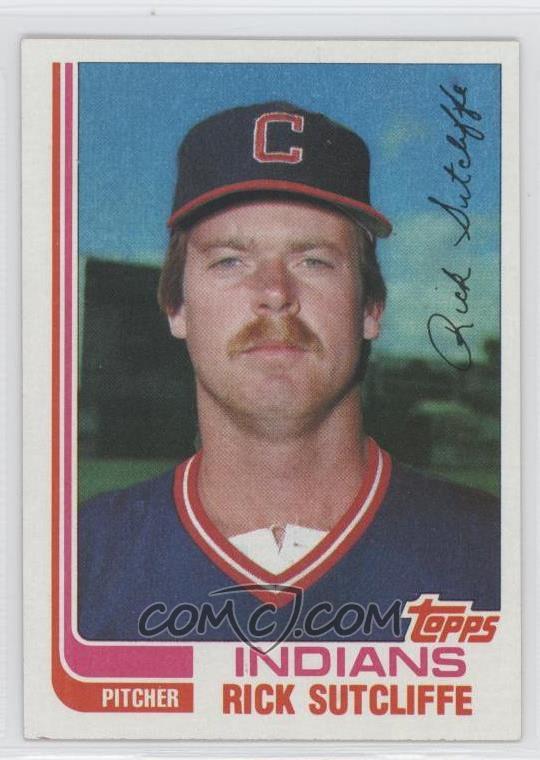 1982 Topps Traded Base 116t Rick Sutcliffe