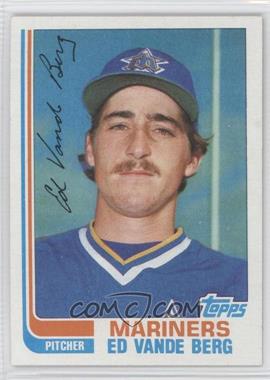 1982 Topps Traded - [Base] #122T - Ed Vande Berg