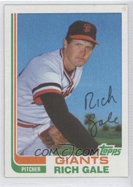 1982 Topps Traded - [Base] #38T - Rich Gale