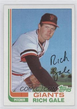 1982 Topps Traded - [Base] #38T - Rich Gale
