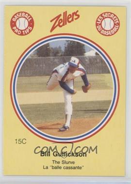 1982 Zellers Baseball Pro Tips Montreal Expos - [Base] - Separated From Panel #15C - Bill Gullickson