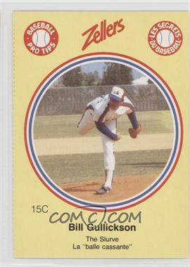 1982 Zellers Baseball Pro Tips Montreal Expos - [Base] - Separated From Panel #15C - Bill Gullickson
