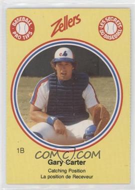 1982 Zellers Baseball Pro Tips Montreal Expos - [Base] - Separated From Panel #1B - Gary Carter