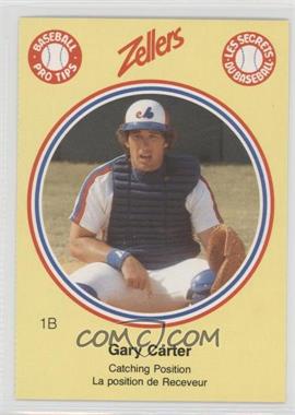 1982 Zellers Baseball Pro Tips Montreal Expos - [Base] - Separated From Panel #1B - Gary Carter