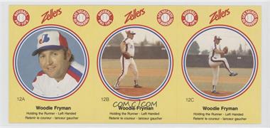 1982 Zellers Baseball Pro Tips Montreal Expos - [Base] #12 - Woodie Fryman