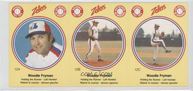 1982 Zellers Baseball Pro Tips Montreal Expos - [Base] #12 - Woodie Fryman