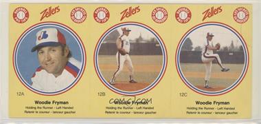 1982 Zellers Baseball Pro Tips Montreal Expos - [Base] #12 - Woodie Fryman