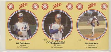 1982 Zellers Baseball Pro Tips Montreal Expos - [Base] #15 - Bill Gullickson